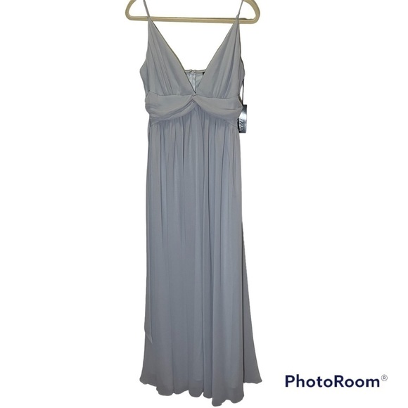 Lulu’s Evening Dream Light Grey Maxi Dress Size XL NWT - Picture 6 of 11